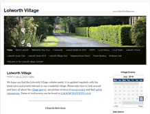 Tablet Screenshot of lolworthvillage.com